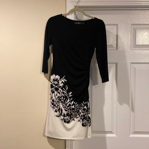 Lauren Ralph Lauren 3/4 Sleeve Dress Size 4P
